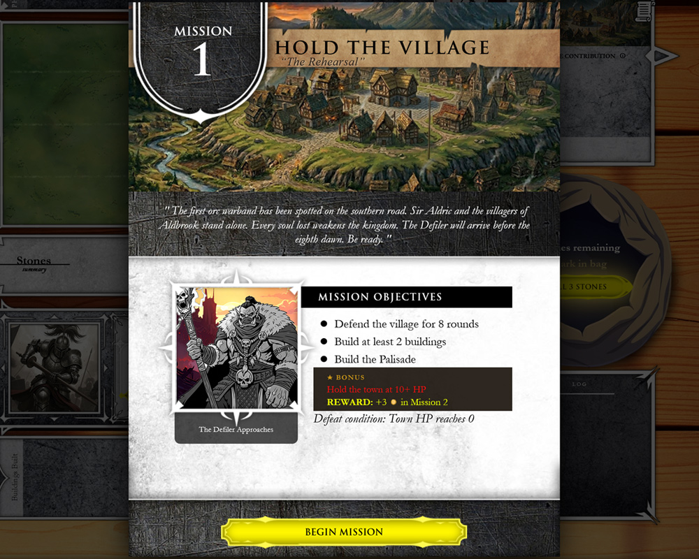 Drawn from the Dark mission briefing and objectives